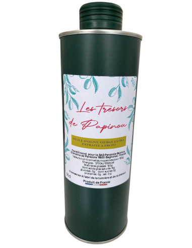 Huile d'Olive -  "Les trésors de Papinou" - 50 cl