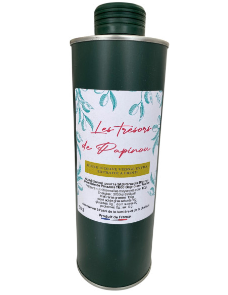 Huile d'Olive -  "Les trésors de Papinou" - 50 cl