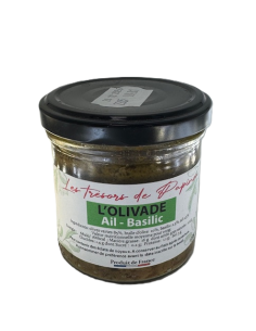 Olivade Ail Basilic - Les trésor de Papinou - 130g