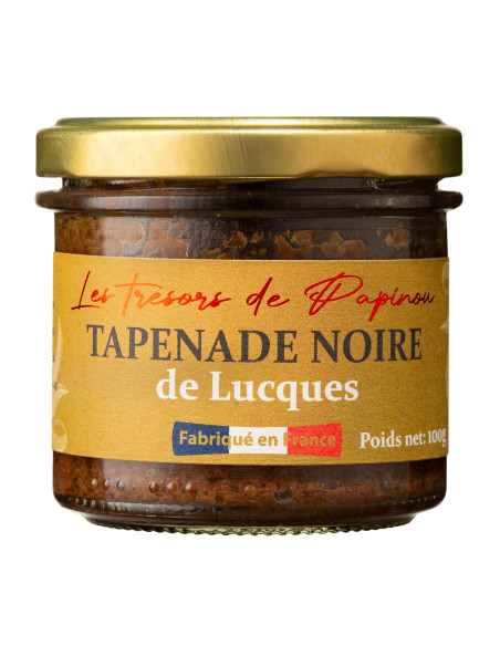 Tapenade de Lucques Noires - "Les Trésors de Papinou" 100g