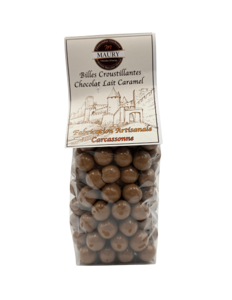 Billes Chocolat Lait Caramel - 250g - Confiserie Maury