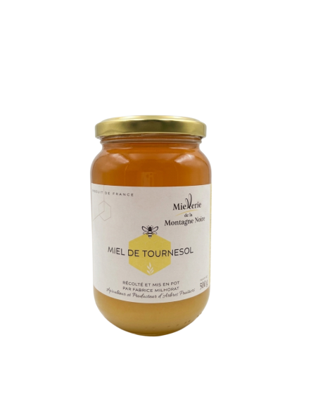 Miel de Tournesol - 500g - Miellerie Montagne Noire