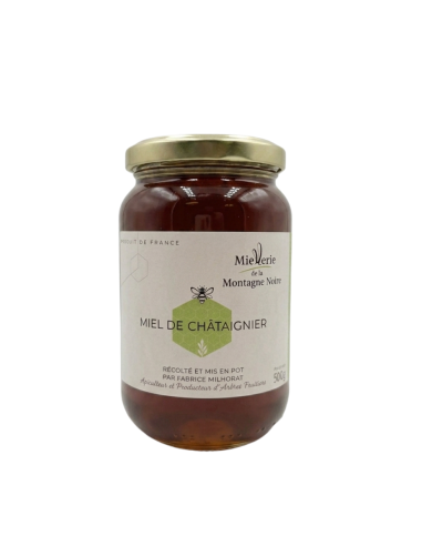Miel de Châtaignier - 500g - Miellerie Montagne...