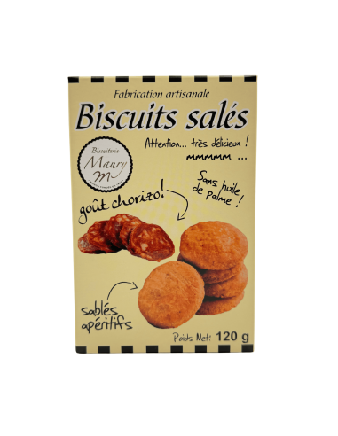 Biscuit apéro Chorizo - 120g - Maury