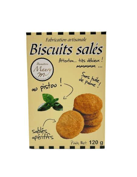 Biscuit apéro Pistou - 120g - Maury