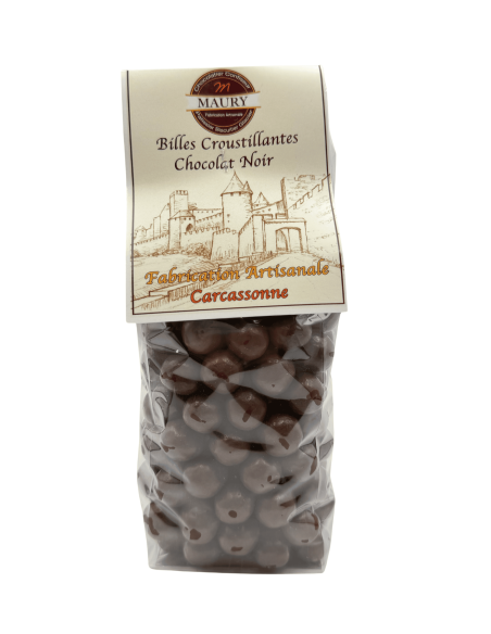 Billes Chocolat Noir - 250g - Confiserie Maury