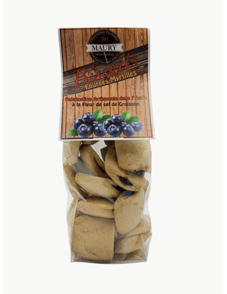 Biscuits fourrés Myrtilles - 250g - Maury