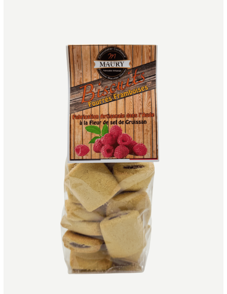 Biscuits fourrés Framboises - 250g - Maury