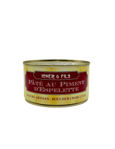 Paté au piment d'espelette - 160g - Icher & Fils