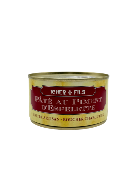 Paté au piment d'espelette - 160g - Icher & Fils